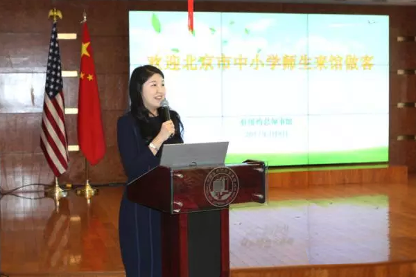 中国驻纽约总领馆迎来北京小客人 中国驻纽约总领馆迎来北京小客人